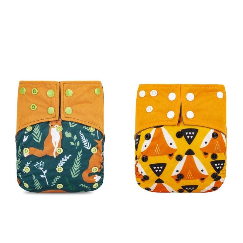Bamboo Charcoal Cloth Diapers-Diaper Reusable