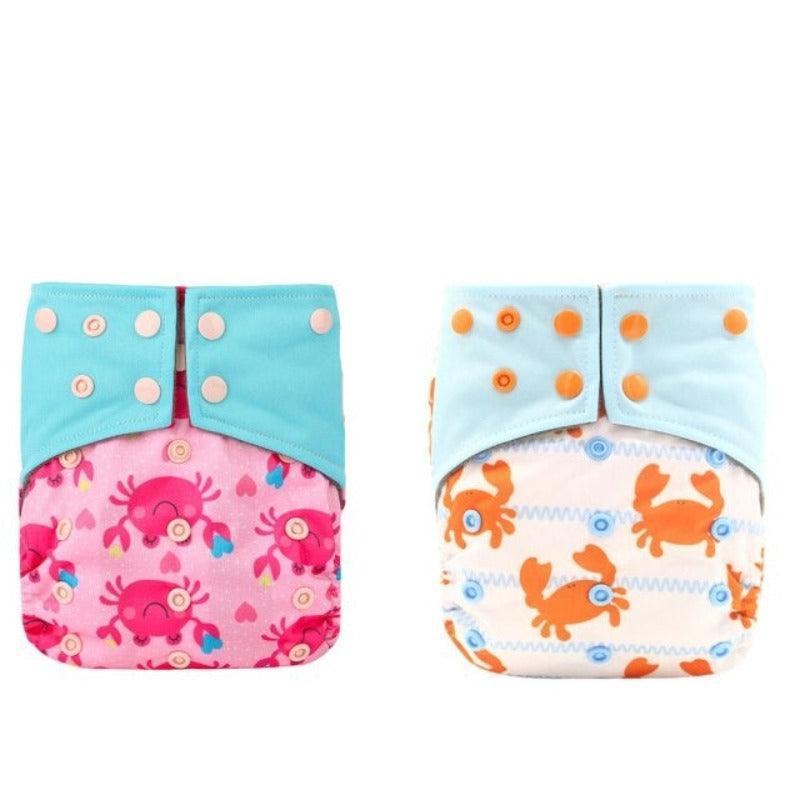 Bamboo Charcoal Cloth Diapers-Diaper Reusable