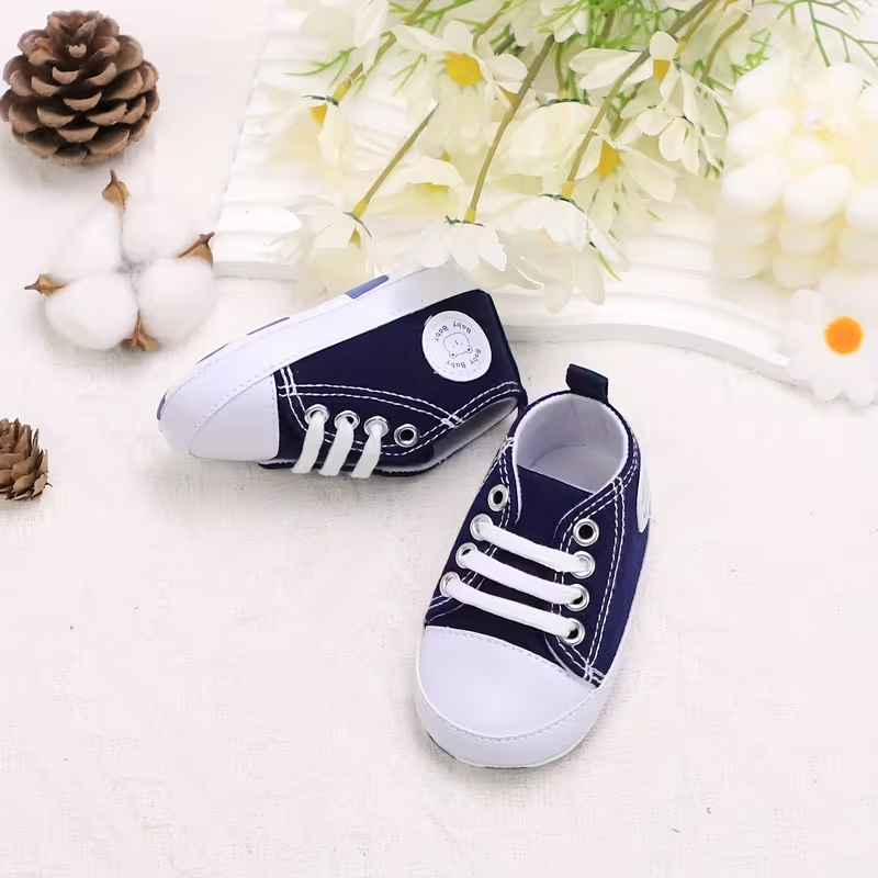 Lightweight Lace Up Sneakers For Baby Boys Indoor And Outdoor Wear