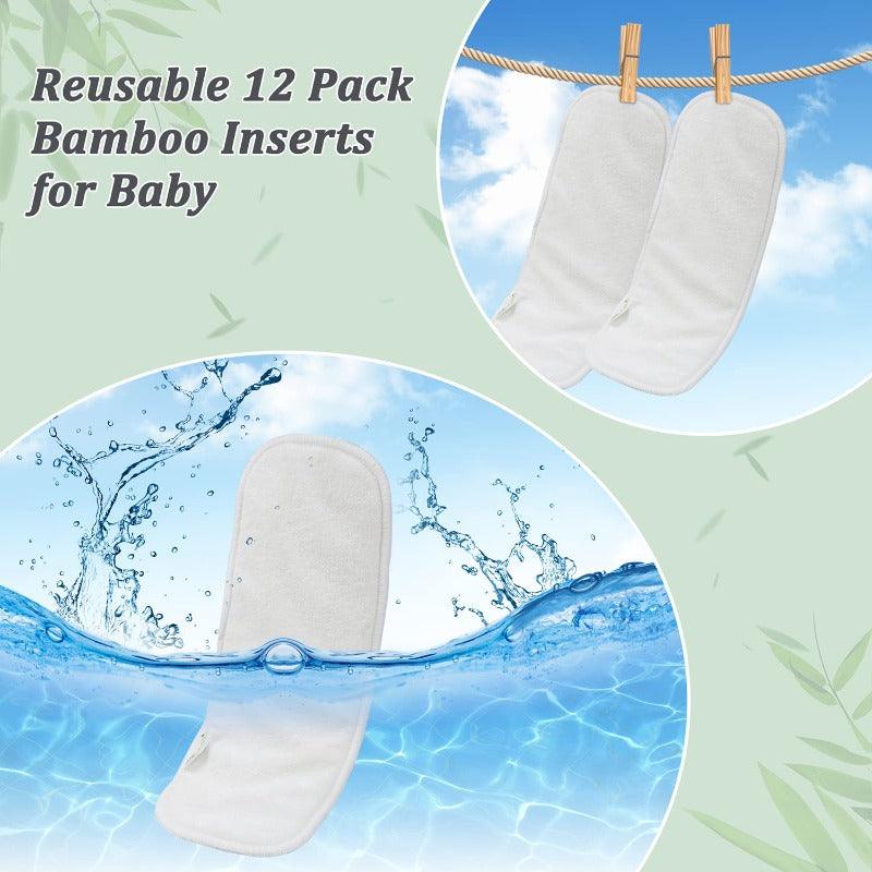 Reusable Bamboo Diaper Inserts-Diaper Reusable