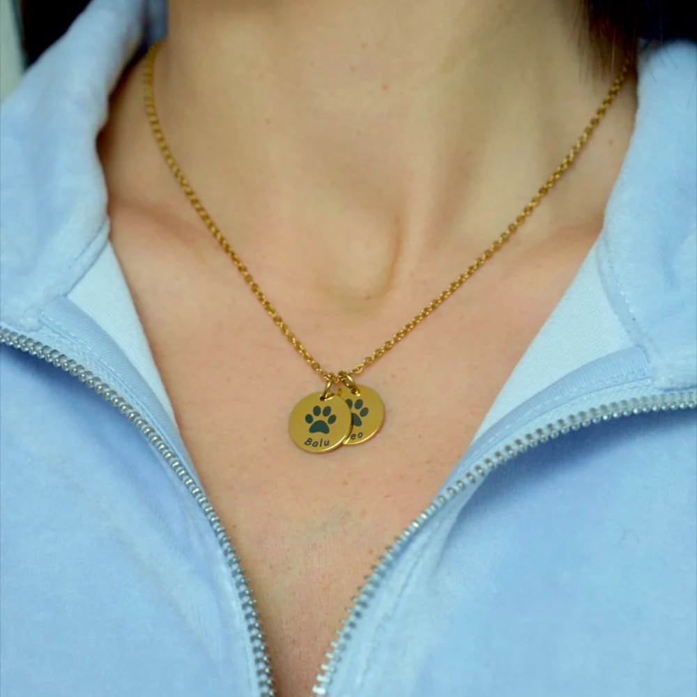 Necklace with pet name