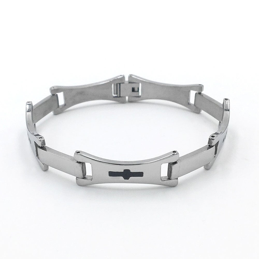 Silver Plated Men's Bangle Bracelet-Florence Scovel