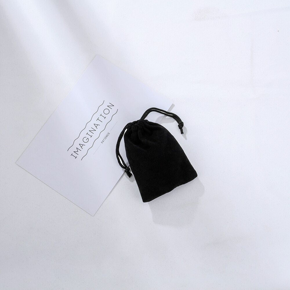 Personalized Black Velvet Gift Bag-Florence Scovel