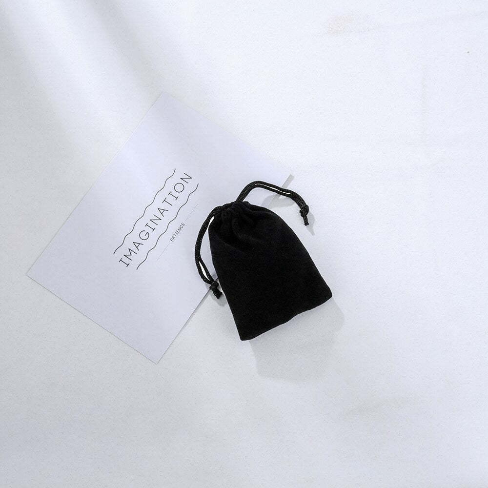 Personalized Black Velvet Gift Bag-Florence Scovel