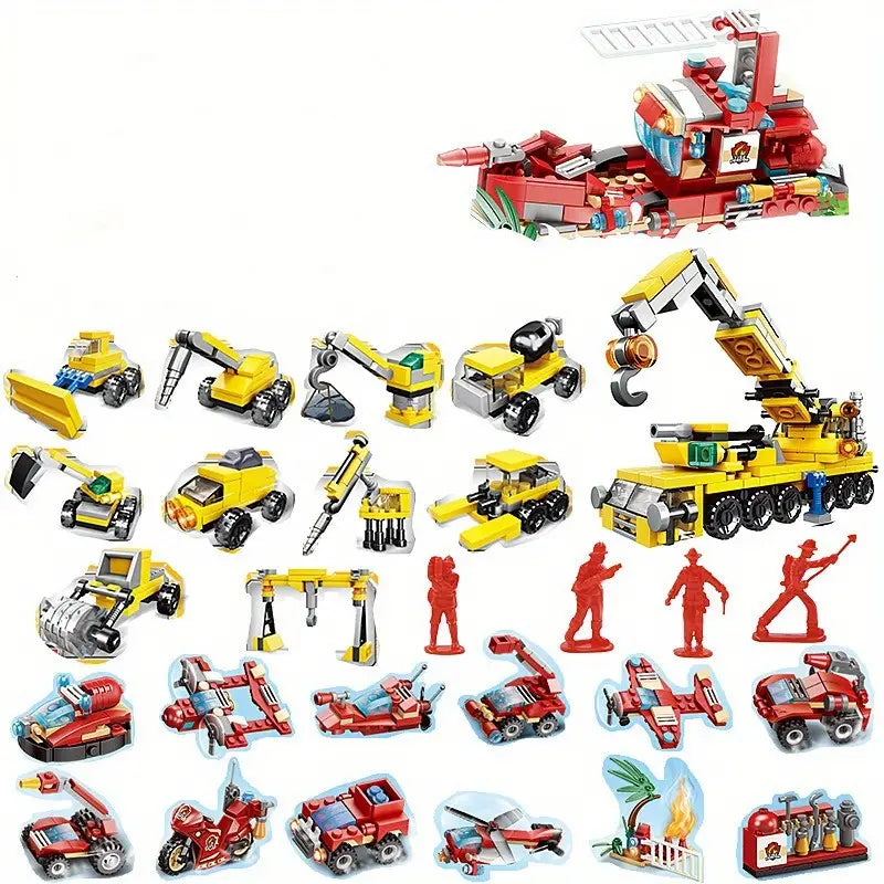 24 Piece Christmas Countdown Calendar Bricks Toy Set-Florence Scovel