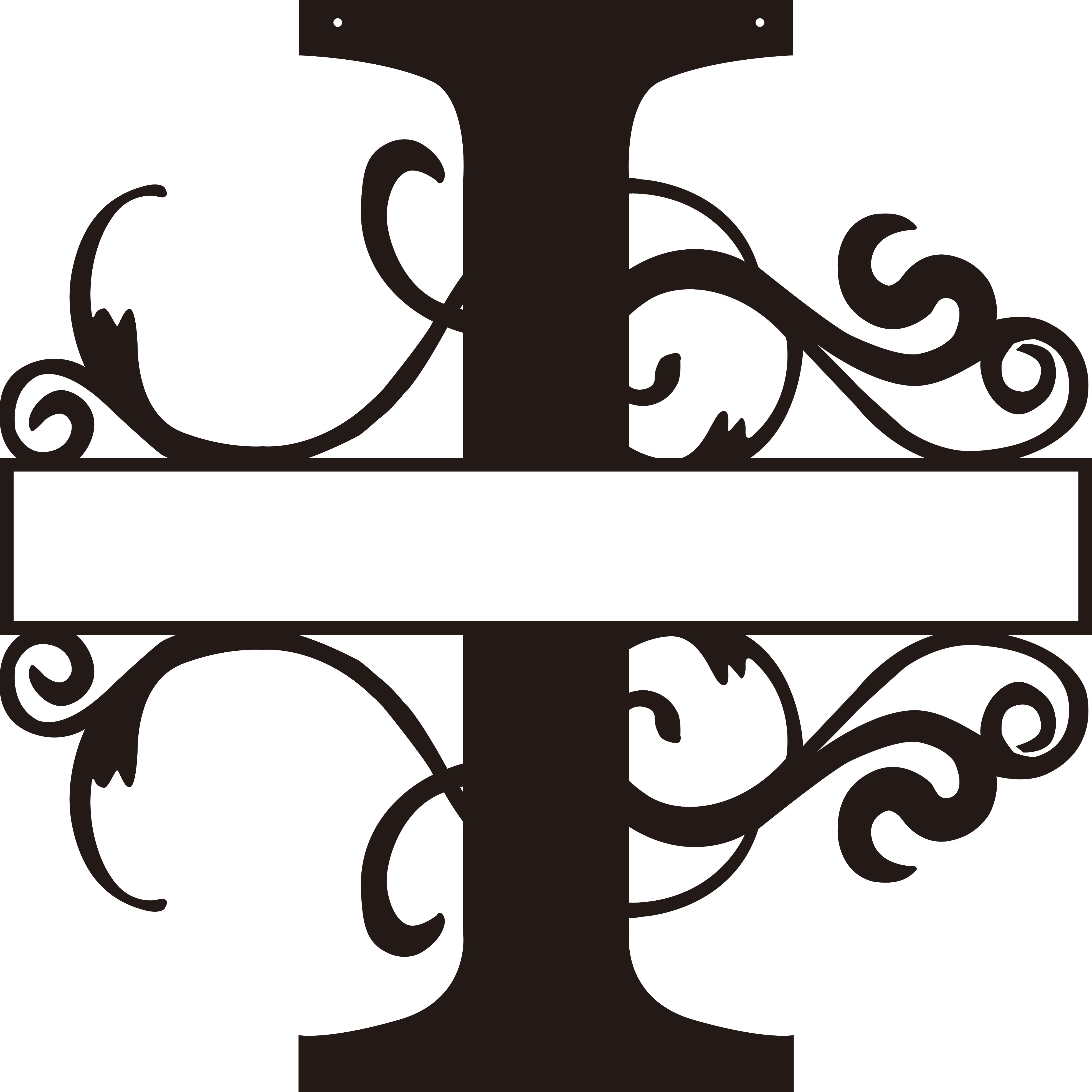 Personalized Split Letter Craft Sign For Home