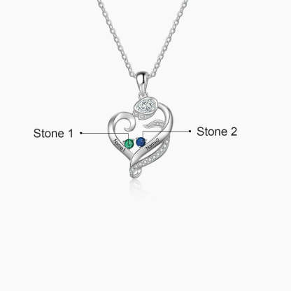 Personalized Engraved Family Name Necklace-Florence Scovel