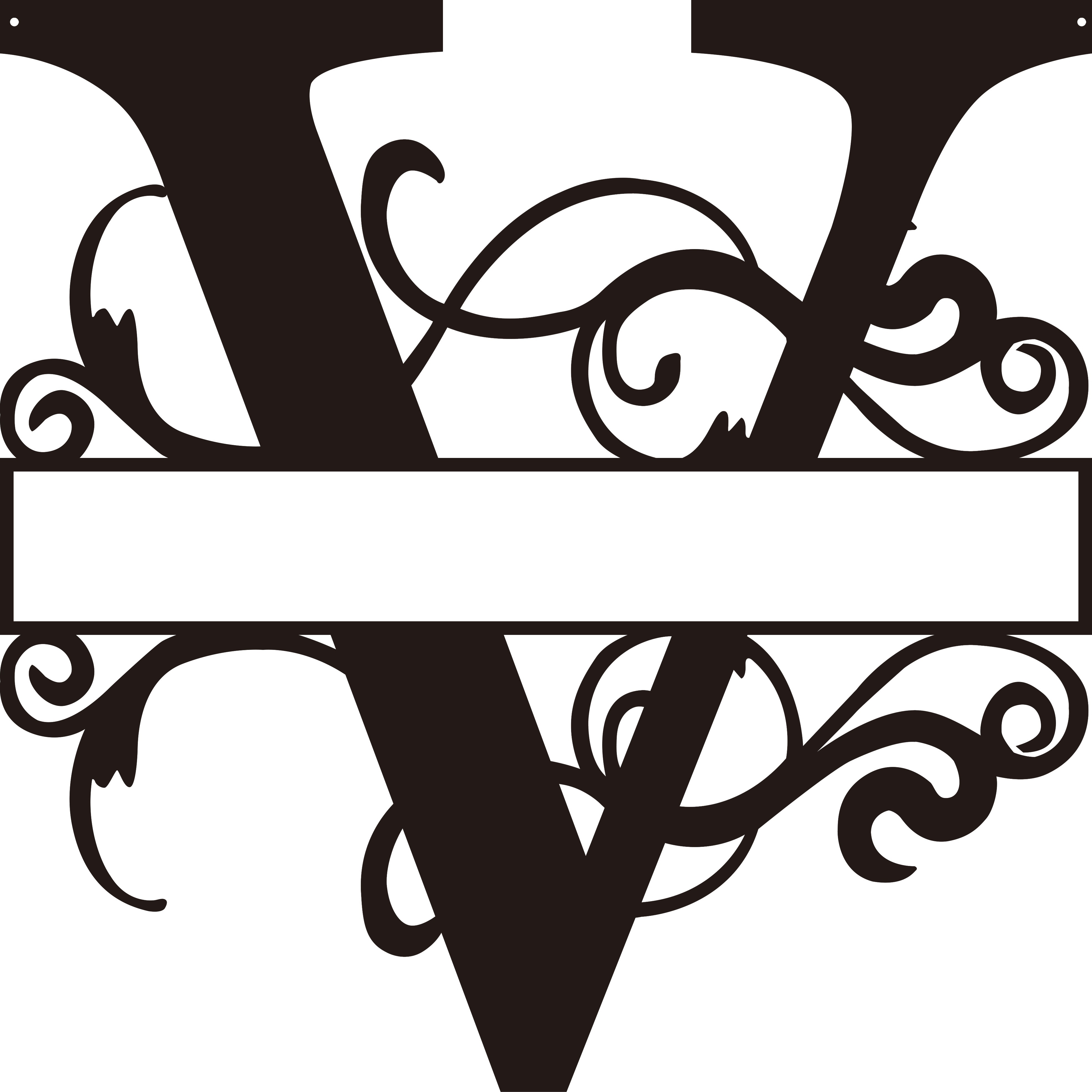 Personalized Split Letter Craft Sign For Home