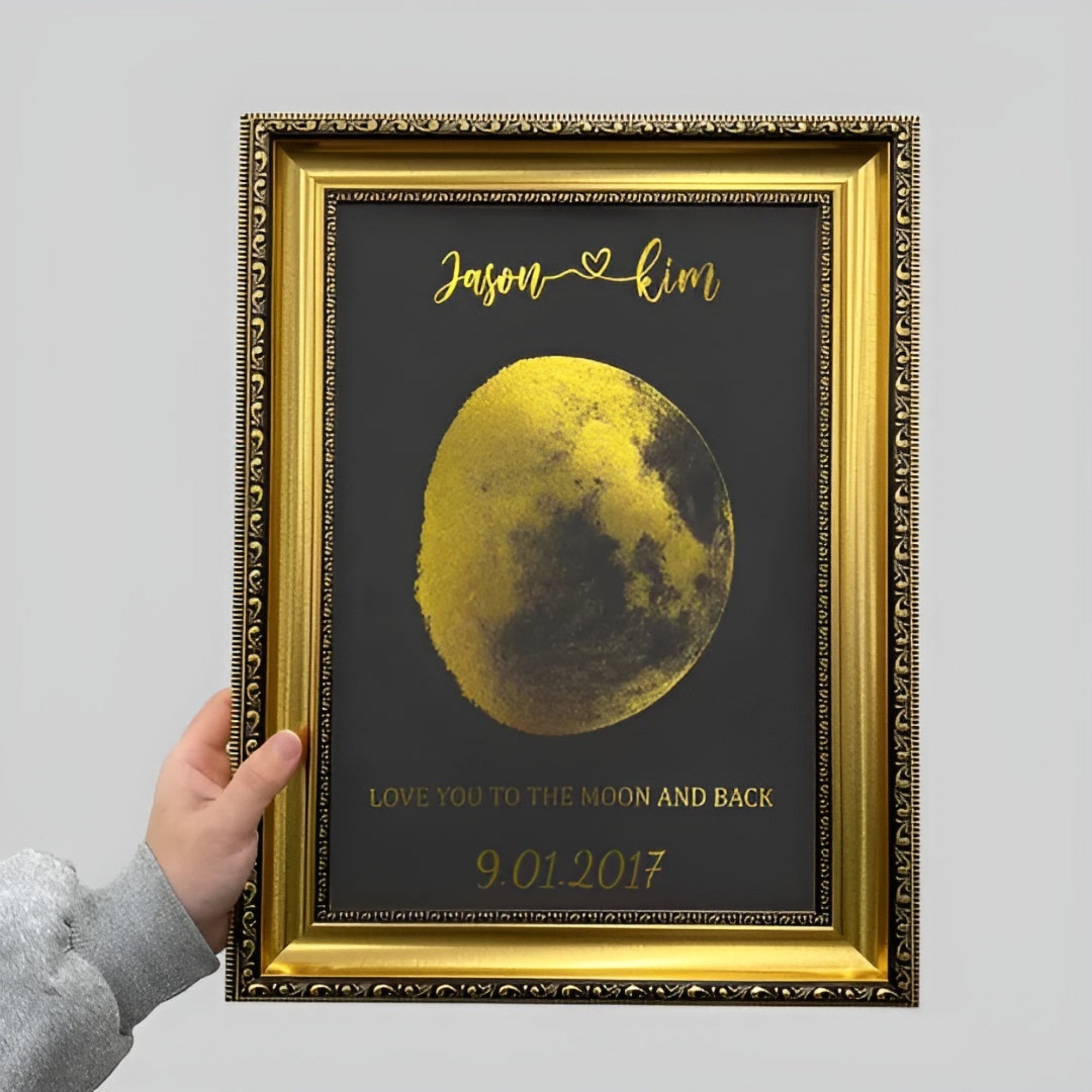 Custom Moon Phase Couple Frame-Florence Scovel