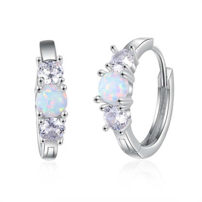 Classic Style Round Hoop Earrings-Florence Scovel