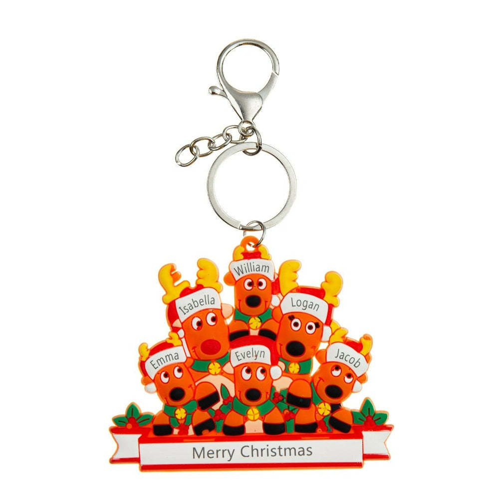 Women 6 Name Customized Keyring-Florence Scovel