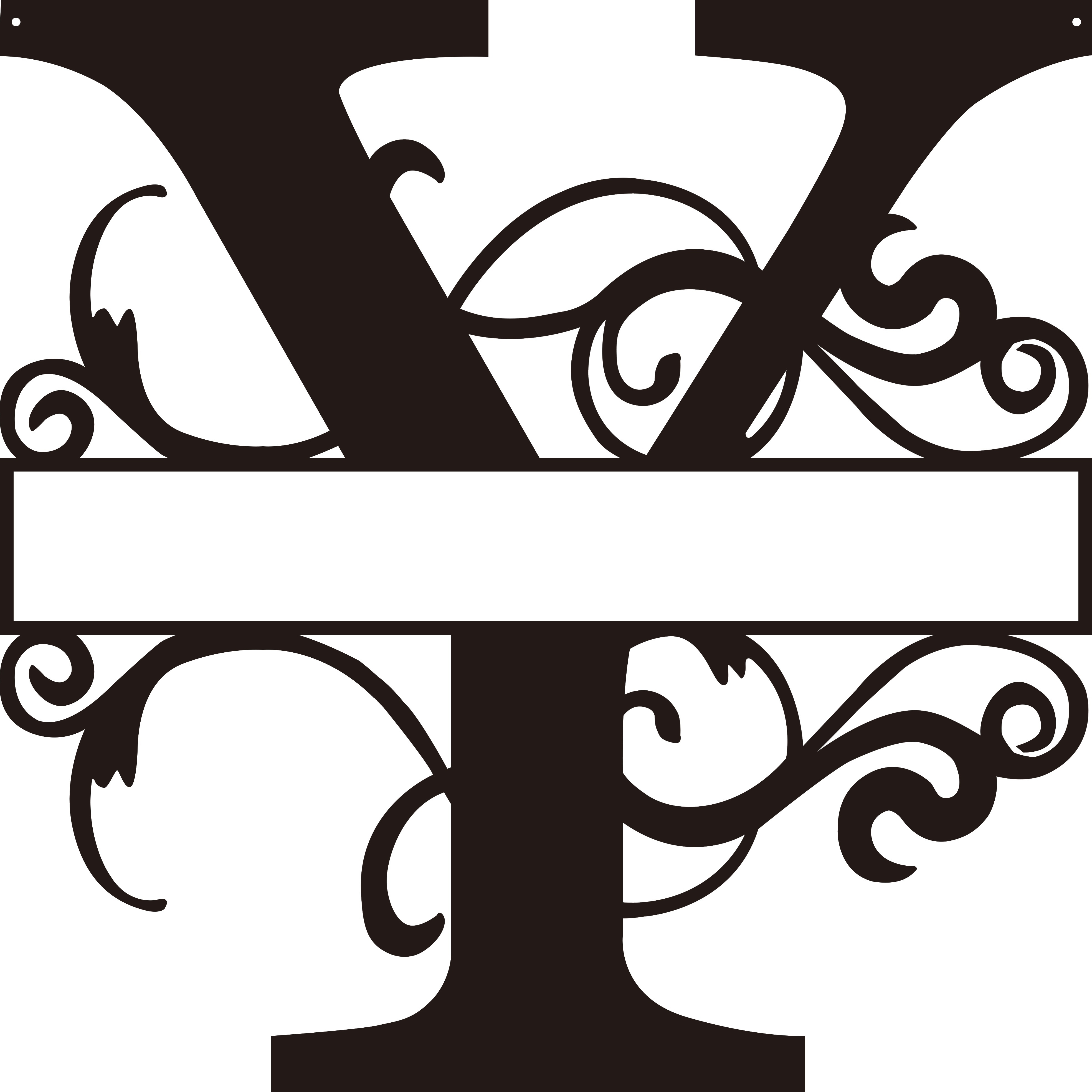 Personalized Split Letter Craft Sign For Home