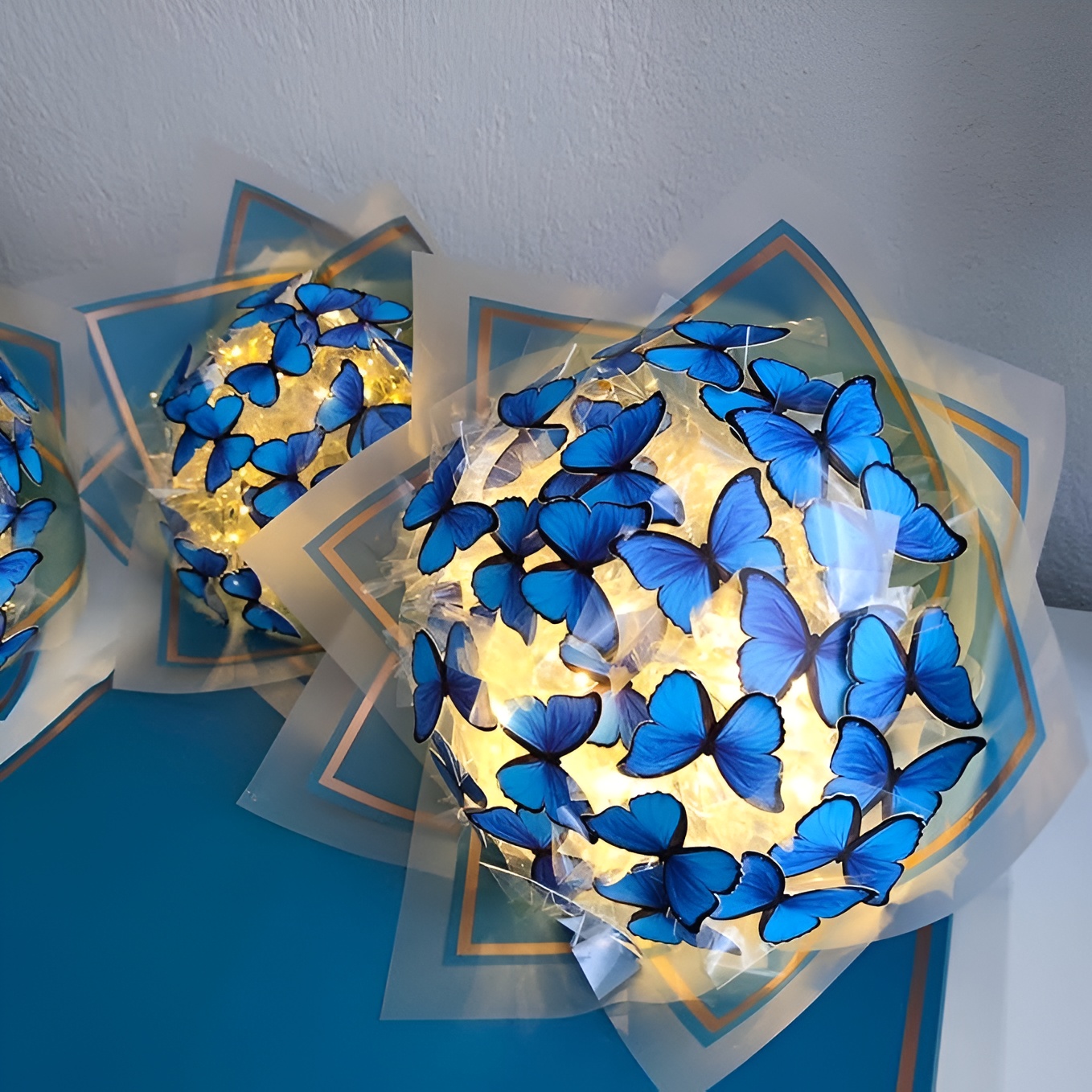 LED Illuminated Butterfly Bouquet