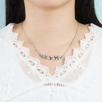 Personalized Silver Claddagh Necklace-Florence Scovel