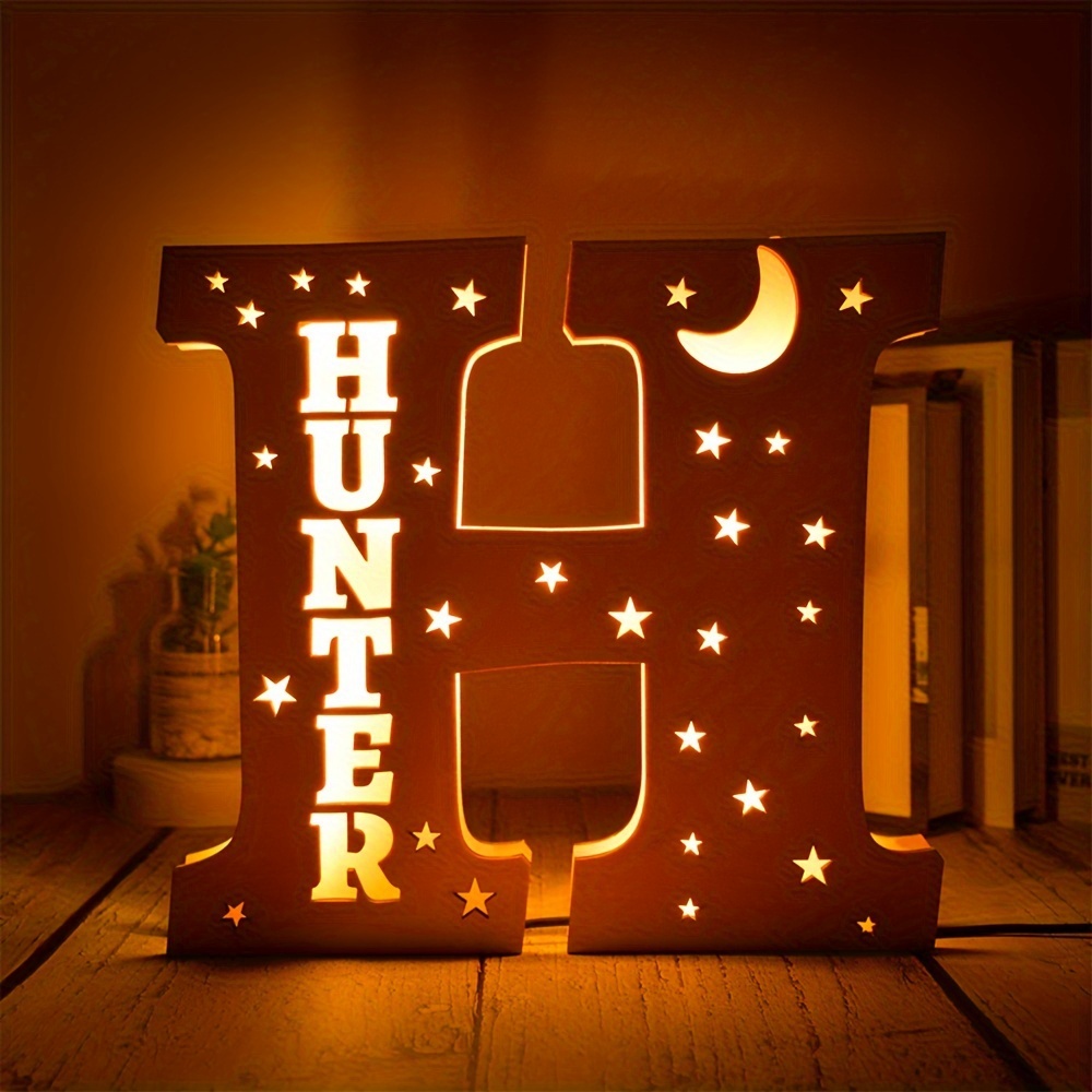 Personalized Alphabet LED Night Light