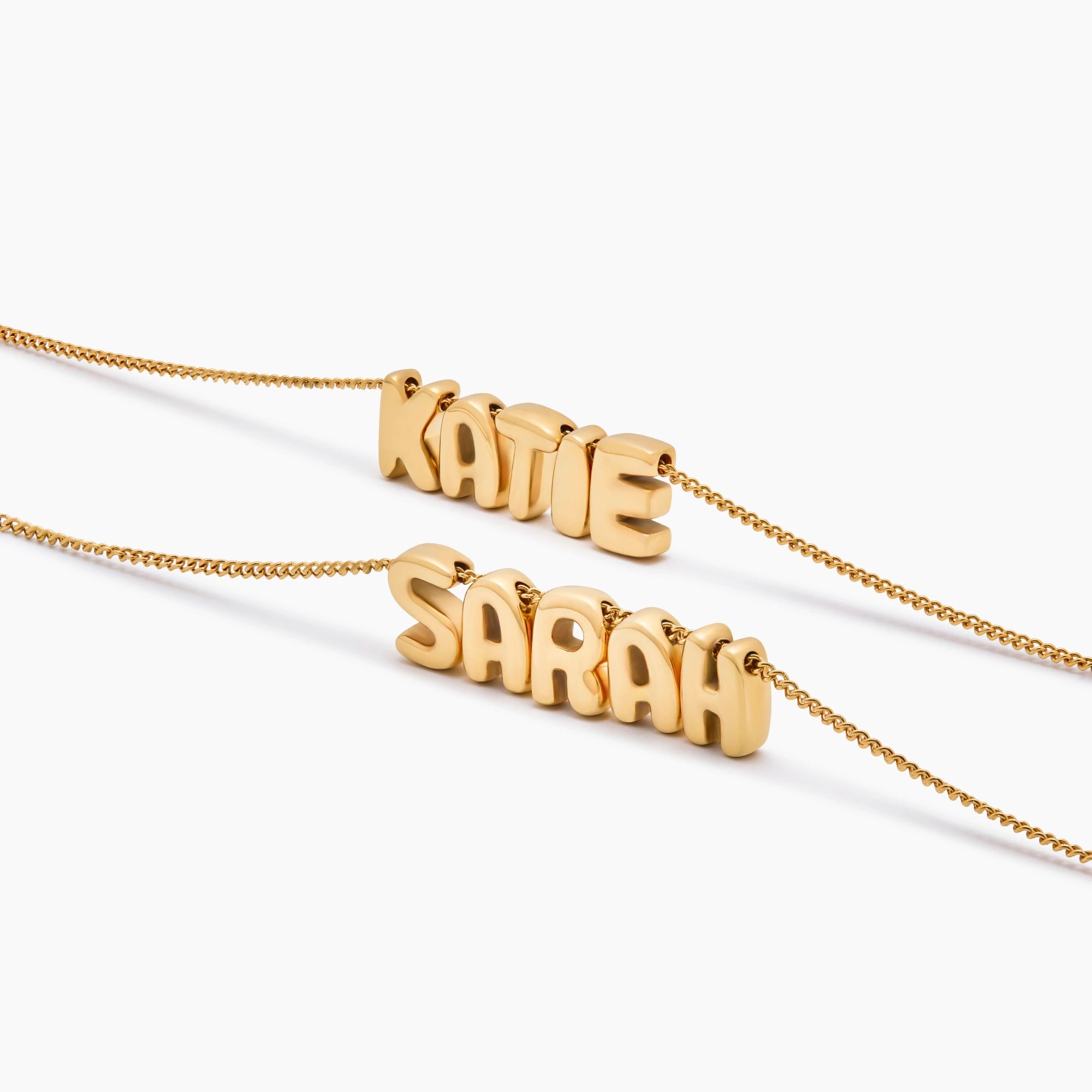 Bubble Custom Name Necklace
