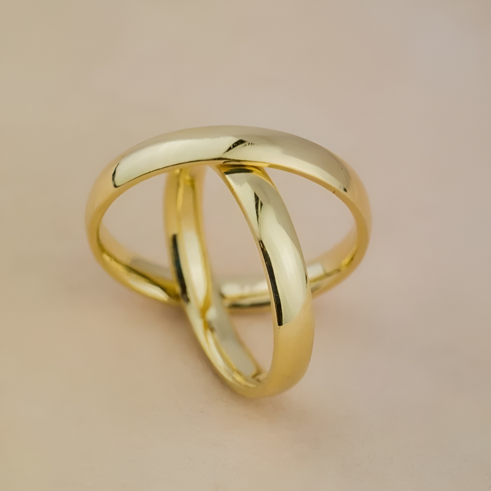 14K Gold Wedding Ring Set