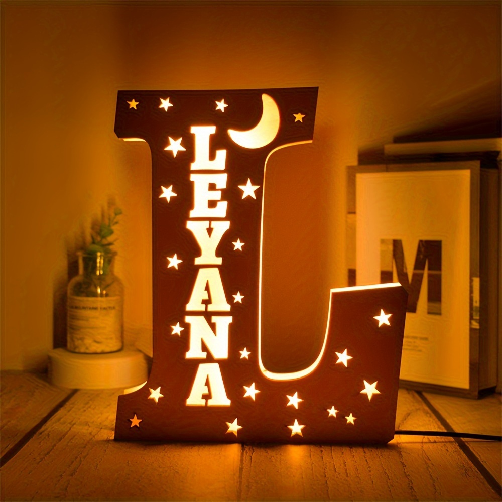 Personalized Alphabet LED Night Light