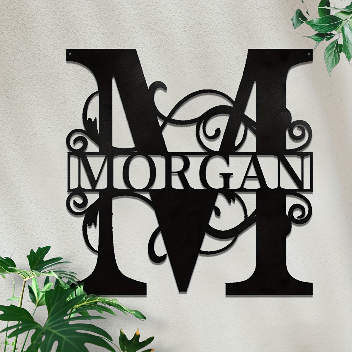 1 Piece Customizable One Alphabet Metal Sign