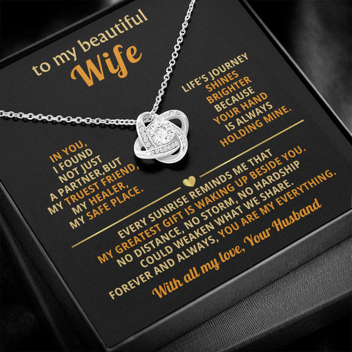 Romantic Necklace Gift for Wife