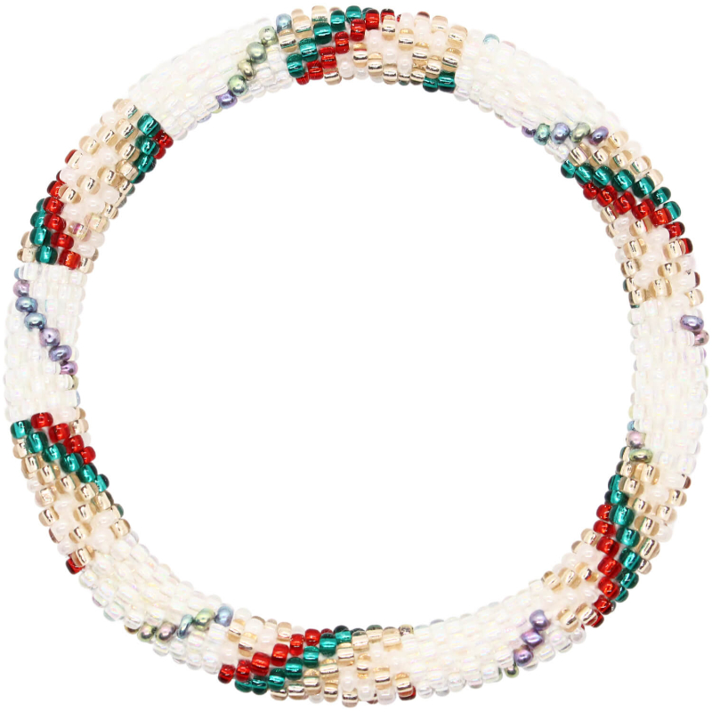 Glass Seed Bead Stretch Bracelet