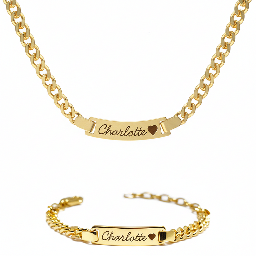 Personalized Baby Name Bracelet With Birthstone Design