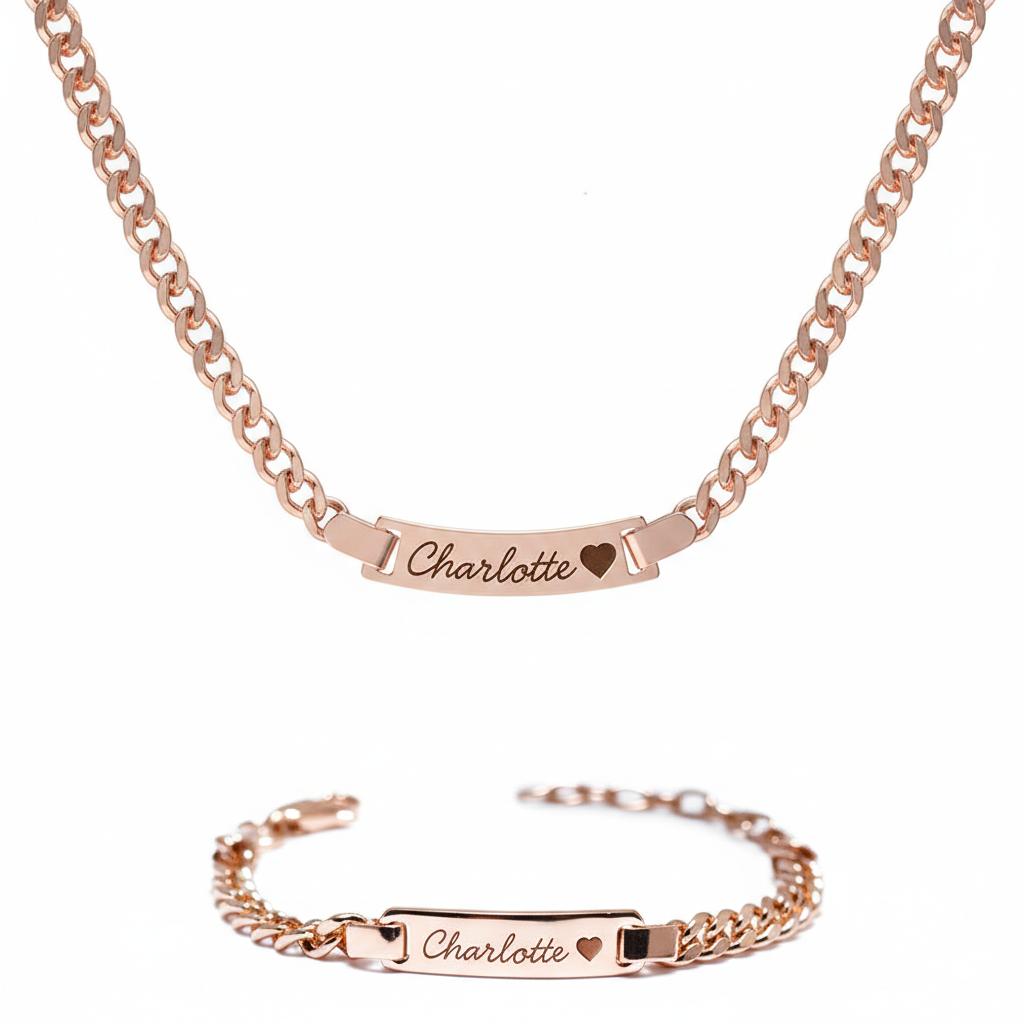 Personalized Baby Name Bracelet With Birthstone Design