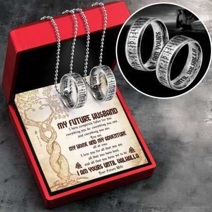 Couple Rune Ring Necklaces-Florence Scovel