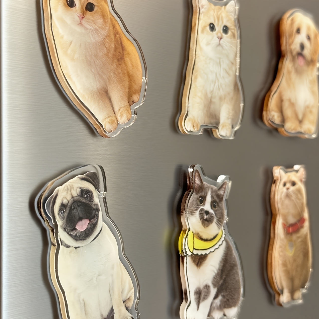 Custom Acrylic Photo Fridge Magnet For Decorative Use