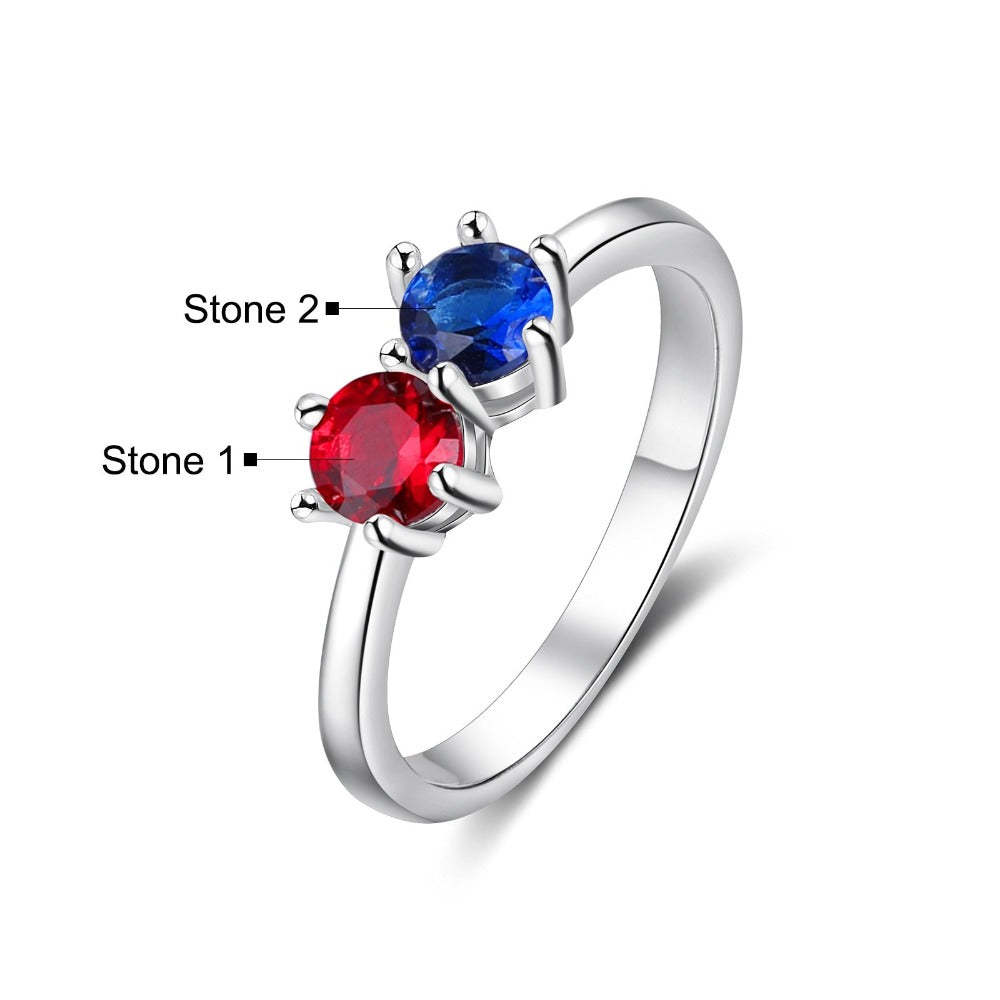 Round 2 Birthstone Rings For Women-Florence Scovel