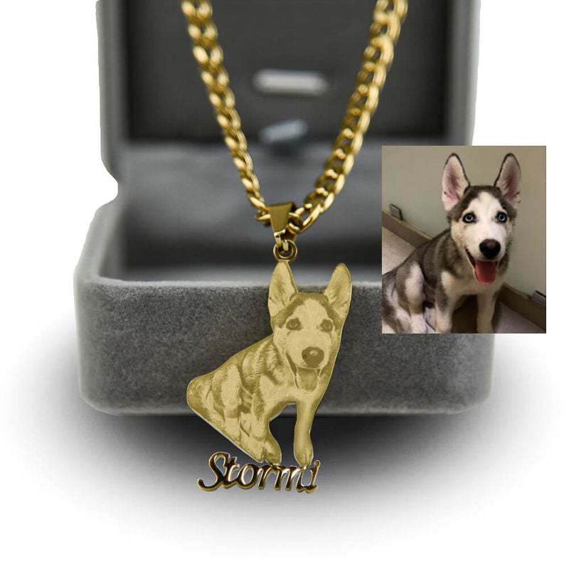 Custom Engraved Charm Necklace-Florence Scovel