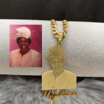 Custom Engraved Charm Necklace-Florence Scovel