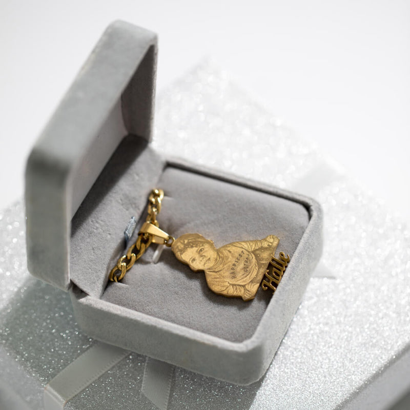 Custom Engraved Charm Necklace-Florence Scovel