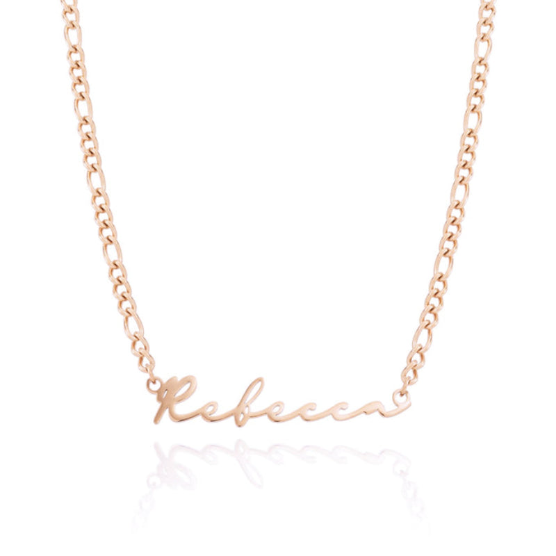 Unique And Stylish Signature Name Necklace-Florence Scovel