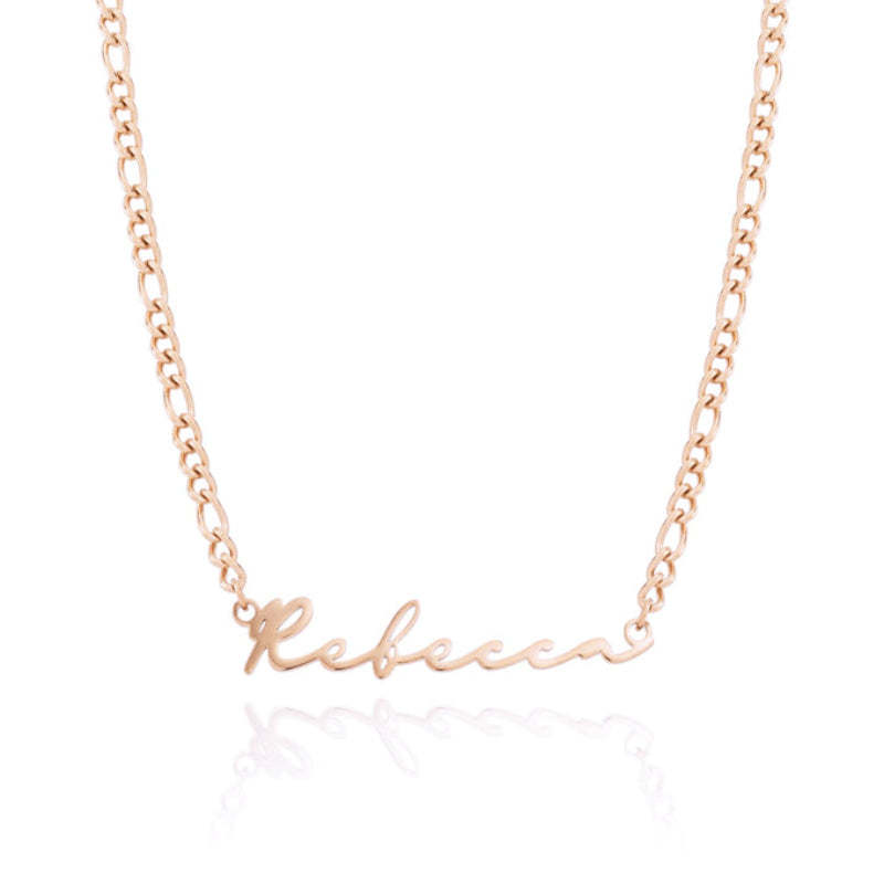 Unique And Stylish Signature Name Necklace-Florence Scovel