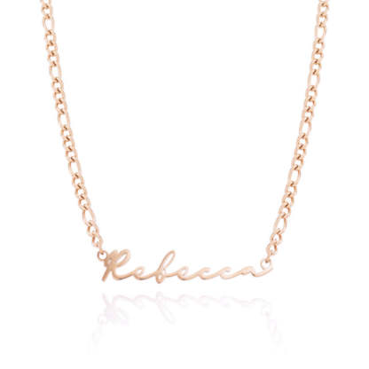 Unique And Stylish Signature Name Necklace-Florence Scovel