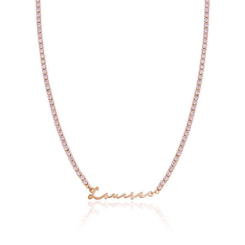 Unique And Stylish Signature Name Necklace-Florence Scovel