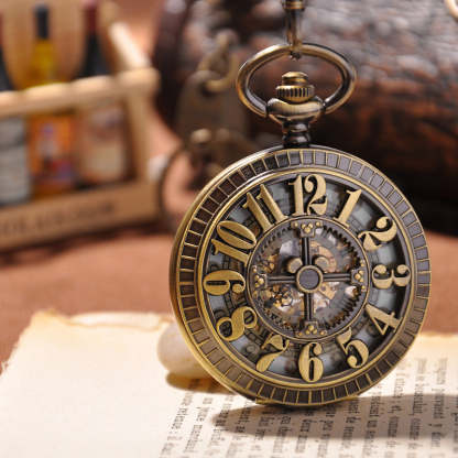 Antique Gold Pocket Watch - Florence Scovel - 1