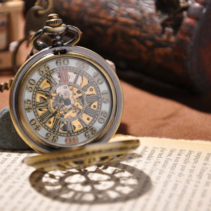 Antique Gold Pocket Watch - Florence Scovel - 3