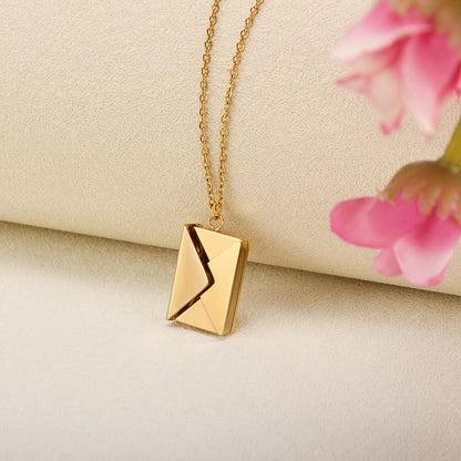 Envelope Pendant Necklace-Florence Scovel
