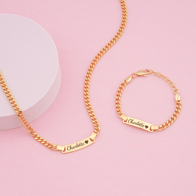 Personalized Baby Name Bracelet With Birthstone Design