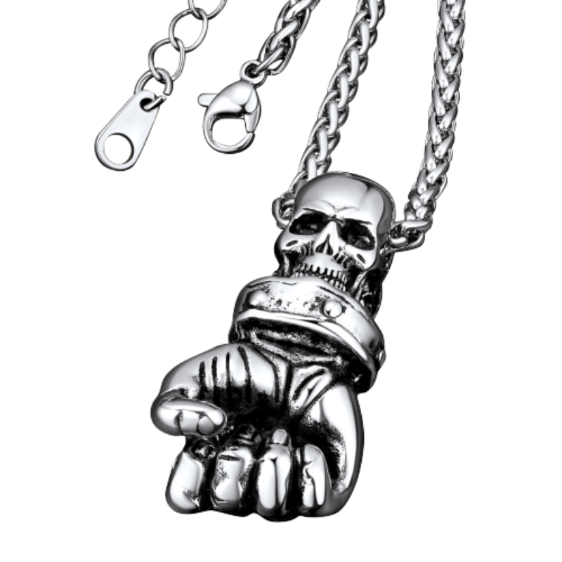 Punk Patterned Pendant Necklace-Florence Scovel