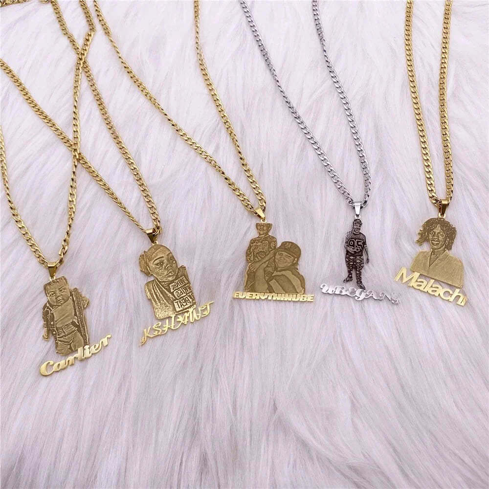 Handcrafted Custom Engraved Chain-Florence Scovel