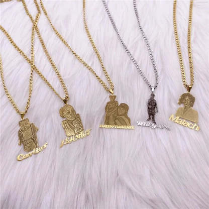 Handcrafted Custom Engraved Chain-Florence Scovel