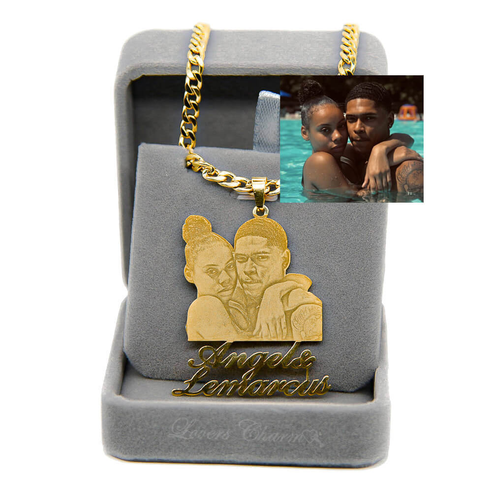 Handcrafted Custom Engraved Chain-Florence Scovel