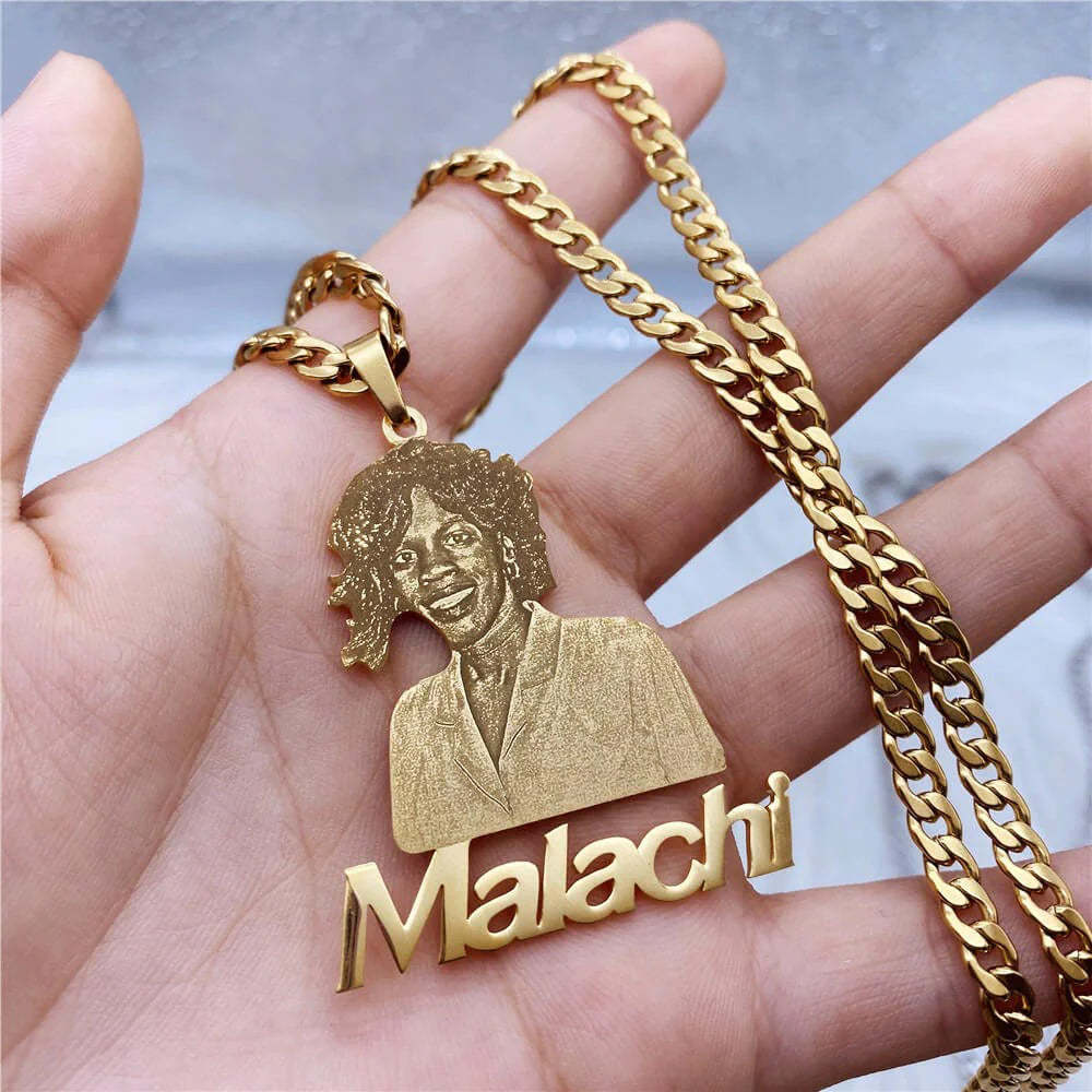Handcrafted Custom Engraved Chain-Florence Scovel