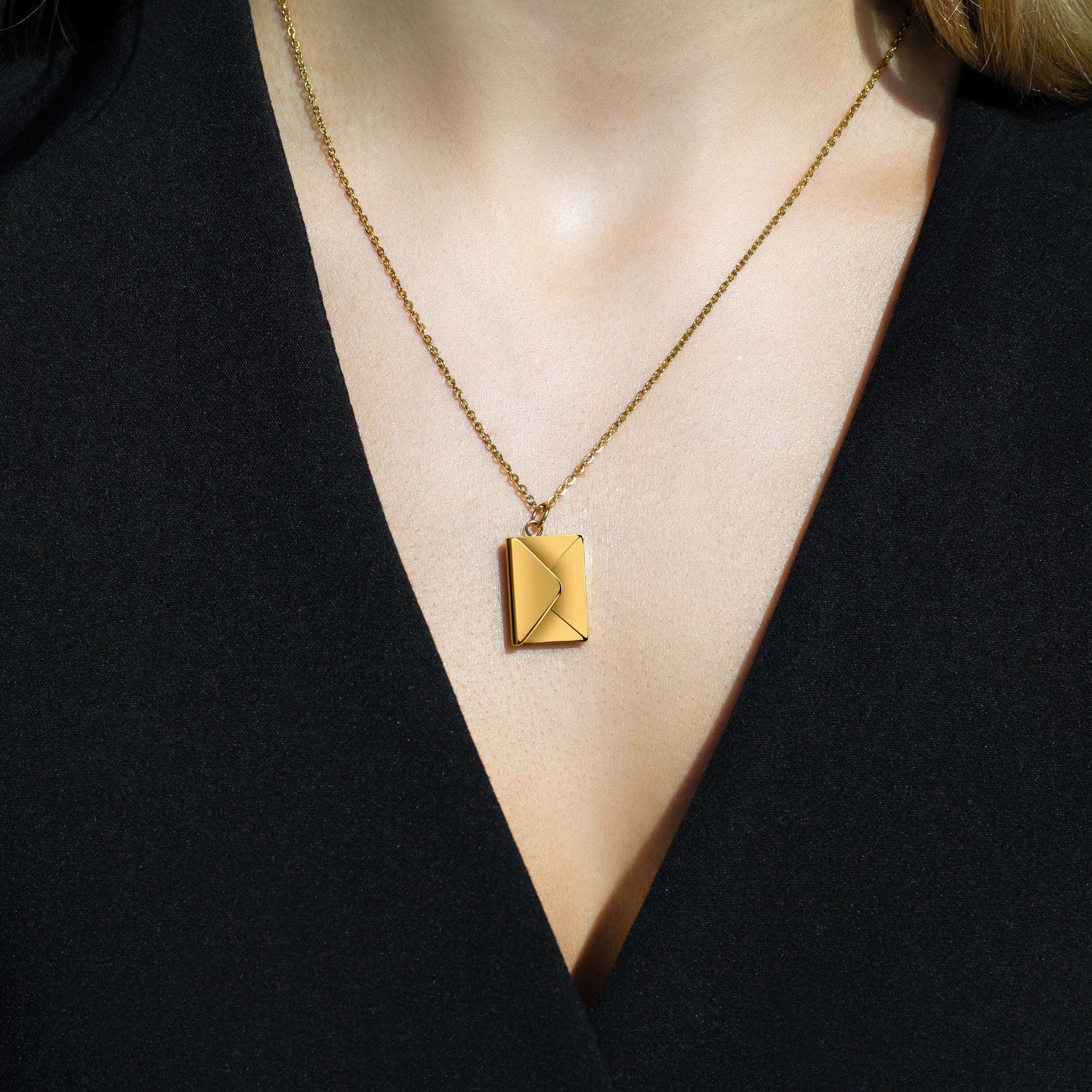 Envelope Pendant Necklace-Florence Scovel