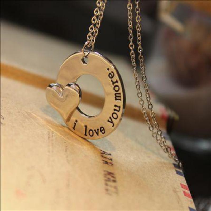 I Love You More - Pendant Necklace-Florence Scovel