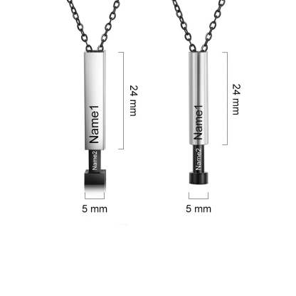 Personalized Engraved Couple Necklace-Florence Scovel