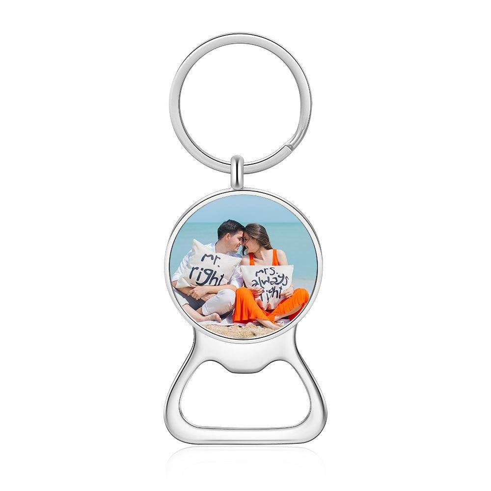 Personalized Engraving Bottle Opener And Photo Keychains-Florence Scovel